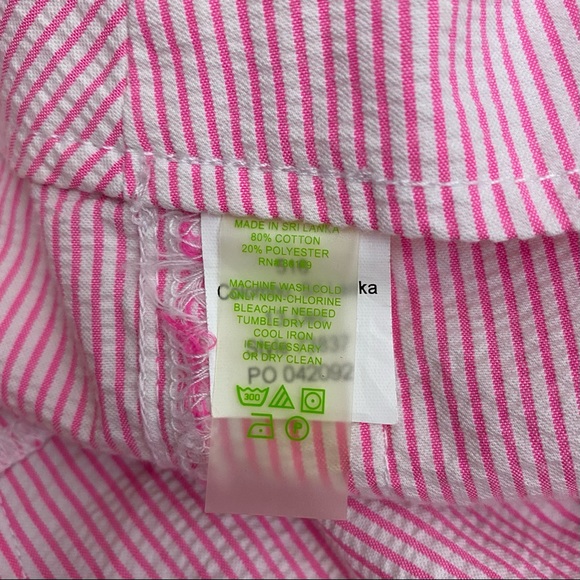 Lilly Pulitzer Liza Seersucker Shorts Pink - Picture 6 of 7